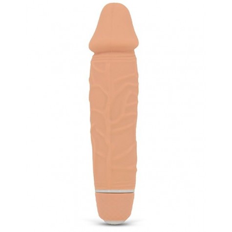 Телесный вибратор PURRFECT SILICONE CLASSIC MINI - 15 см.